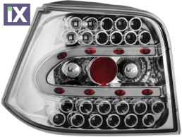 Πίσω φανάρια led για Vw Golf IV - chrome - σετ 2τμχ.