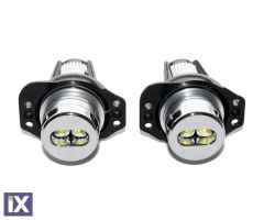 10W Led για γνήσια angel eyes για BMW E90 / E91 - λευκό χρώμα - 2τμχ.