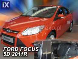 Ανεμοθραύστες για Ford Focus III (2011+) 5 πορτο , sedan - 4 τμχ. εμπρός και πίσω