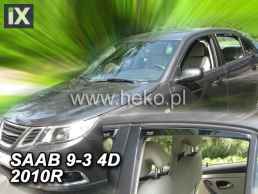 Ανεμοθραύστες για Saab 9-3 (2002-2012) sedan - 4 τμχ. εμπρός και πίσω