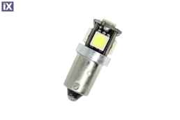 Led λάμπα τύπου BA9S CANBUS με 5 SMD led - 1τμχ.