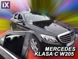 Ανεμοθραύστες για Mercedes C-Class W205 (2015-2021) sedan - 4 τμχ. εμπρός και πίσω