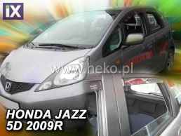 Ανεμοθραύστες για Honda Jazz (2009-2015) 5 πορτο - 4 τμχ εμπρός και πίσω