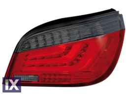 Πίσω φανάρια led lightbar design για BMW E60 (2003-2007) - φιμέ φλας - σετ 2τμχ.