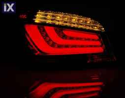 Πίσω φανάρια led lightbar design για BMW E60 (2003-2007) - φιμέ φλας - σετ 2τμχ.