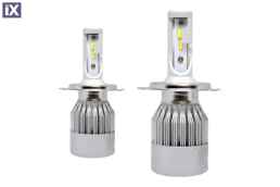 Led φώτα Η4 για μεσαία και μεγάλα φώτα - 7600 lumen , 36 Watt 6000K - 2τμχ.