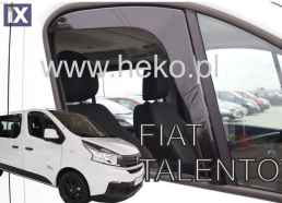 Ανεμοθραύστες για Fiat Talento / Opel Vivaro II / Renault Traffic (2014+) 2 τμχ. εμπρός