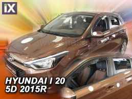 Ανεμοθραύστες για Hyundai i20 (2015-2019) 5 πορτο - 4 τμχ. εμπρός και πίσω