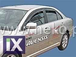 Ανεμοθραύστες για Toyota Avensis (2003-2009) 5 πορτο , sedan - 4 τμχ εμπρός και πίσω