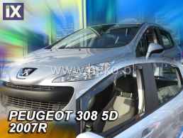 Ανεμοθραύστες για Peugeot 308 (2007-2013 ) 5 πορτο - 4 τμχ. εμπρός και πίσω