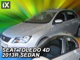 Ανεμοθραύστες για Seat Toledo (2013+) 5 πορτο - 4 τμχ. εμπρός και πίσω