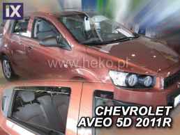 Ανεμοθραύστες για Chevrolet Aveo (2011+) 5 πορτο - 4 τμχ. εμπρός και πίσω