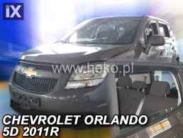 Ανεμοθραύστες για Chevrolet Orlando (2011+) 5 πορτο - 4 τμχ. εμπρός και πίσω