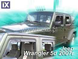 Ανεμοθραύστες για Jeep Wrangler (1996-2007) 3 πορτο