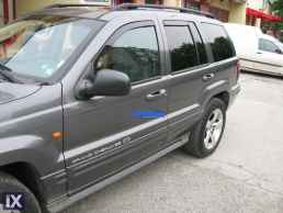 Ανεμοθραύστες για Jeep Grand Cherokee (1998-2004) 4 τμχ. εμπρός και πίσω