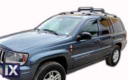 Ανεμοθραύστες για Jeep Grand Cherokee (1998-2004) 4 τμχ. εμπρός και πίσω