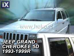 Ανεμοθραύστες για Jeep Grand Cherokee (2004-2010) 5 πορτο - 4 τμχ. εμπρός και πίσω