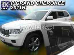 Ανεμοθραύστες για Jeep Grand Cherokee (2011+) 5 πορτο - 4 τμχ. εμπρός και πίσω