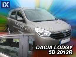 Ανεμοθραύστες για Dacia Lodgy (2012+) 5 πορτο - 4 τμχ. εμπρός και πίσω