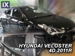 Ανεμοθραύστες για Hyundai Veloster (2011+) coupe - 2 τμχ. εμπρός και 1 πίσω δεξιά