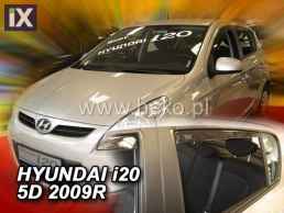 Ανεμοθραύστες για Hyundai i 20 (2009-2015) 5 πορτο - 4 τμχ. εμπρός και πίσω