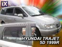 Ανεμοθραύστες για Hyundai Trajet (1998-2008) 5 πορτο - 4 τμχ. εμπρός και πίσω