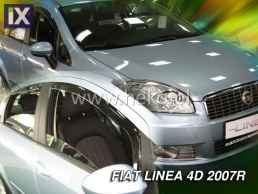 Ανεμοθραύστες για Fiat Linea (2007+) sedan - 4 τμχ. εμπρός και πίσω