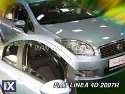 Ανεμοθραύστες για Fiat Linea (2007+) sedan - 2 τμχ. εμπρός