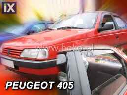 Ανεμοθραύστες για Peugeot 405 sedan - 4 τμχ. εμπρός και πίσω