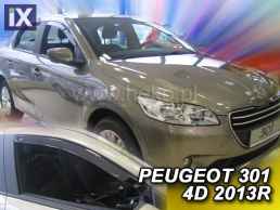 Ανεμοθραύστες για Peugeot 301 (2013+ ) - 2 τμχ. εμπρός