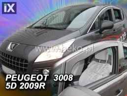 Ανεμοθραύστες για Peugeot 3008 / 5008 (2009-2017) 2 τμχ. εμπρός