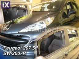 Ανεμοθραύστες για Peugeot 207 (2006+) 5 πορτο - 4 τμχ. εμπρός και πίσω