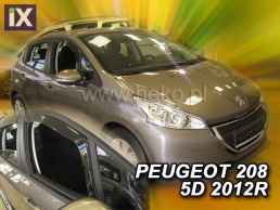 Ανεμοθραύστες για Peugeot 208 (2012+ ) 5 πορτο - 2 τμχ. εμπρός