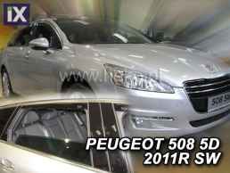 Ανεμοθραύστες για Peugeot 508 (2011+) combi - 4 τμχ. εμπρός και πίσω