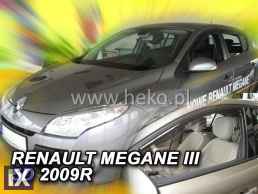 Ανεμοθραύστες για Renault Megane (2008-2016) 5 πορτο - 2 τμχ εμπρός