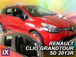 Ανεμοθραύστες για Renault Clio Grandtour (2012+) 5 πορτο - 4 τμχ. εμπρός και πίσω