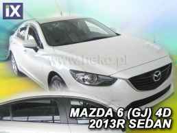 Ανεμοθραύστες για Mazda 6 (2013+) sedan - 4 τμχ. εμπρός και πίσω