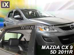 Ανεμοθραύστες για Mazda CX9 (2007+) 5 πορτο - 4 τμχ. εμπρός και πίσω