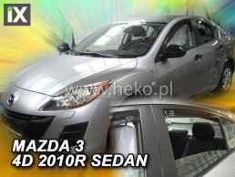 Ανεμοθραύστες για Mazda 3 (2008-2014) sedan - 4 τμχ. εμπρός και πίσω