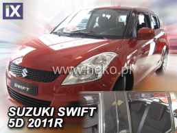 Ανεμοθραύστες για Suzuki Swift (2010-2017) 5 πορτο - 4 τμχ εμπρός και πίσω