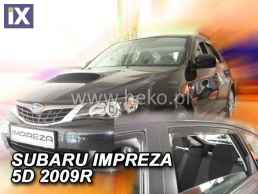 Ανεμοθραύστες για Subaru Impreza (2008+) 5 πορτο, sedan - 4 τμχ εμπρός και πίσω