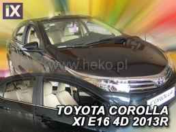 Ανεμοθραύστες για Toyota Corolla (2013+) sedan - 4 τμχ εμπρός και πίσω