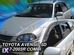 Ανεμοθραύστες για Toyota Avensis (1997-2003) sedan - 4 τμχ εμπρός και πίσω