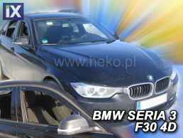 Ανεμοθραύστες για BMW 3 F30 (2012+) sedan - 4 τμχ. εμπρός και πίσω