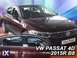 Ανεμοθραύστες για Vw Passat (B8) (2014+) sedan - 4 τμχ εμπρός και πίσω