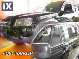 Ανεμοθραύστες για Ford Ranger II (2007-2012) 4 πορτο - 4 τμχ. εμπρός και πίσω