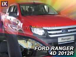 Ανεμοθραύστες για Ford Ranger III (2012+) 4 πορτο - 2 τμχ. εμπρός