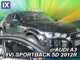 Ανεμοθραύστες για Audi A3 (2012+) 5 πορτο / sportback - 4 τμχ. εμπρός και πίσω