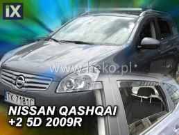 Ανεμοθραύστες για Nissan Qashqai (+2) (2008-2013) 5 πορτο - 4 τμχ. εμπρός και πίσω