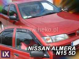 Ανεμοθραύστες για Nissan Almera (2000-2006) 3 πορτο